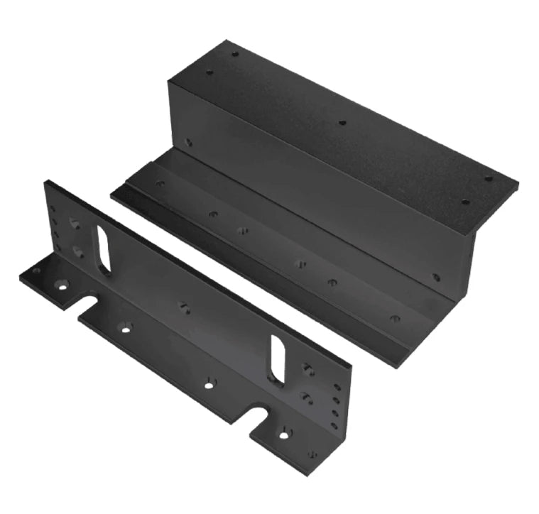 E941S1K2BZQ - SOPORTE EN Z NEGRO PARA CERRADURAS ELECTROMAGNÉTICAS DE LA SERIE DE 1200 LB-Accesorios-SECO-LARM-Bsai Seguridad & Controles