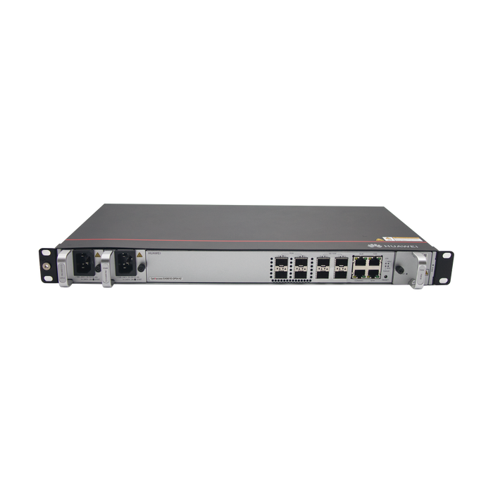 OLT GPON OPTIXACCESS 4 PUERTOS C+, 4 PUERTOS UPLINK (10GE/GE), 2 FUENTES DE ALIMENTACIÓN AC, 1 UR-Redes FTTH/PON-HUAWEI-EA5801E-GP04-Bsai Seguridad & Controles