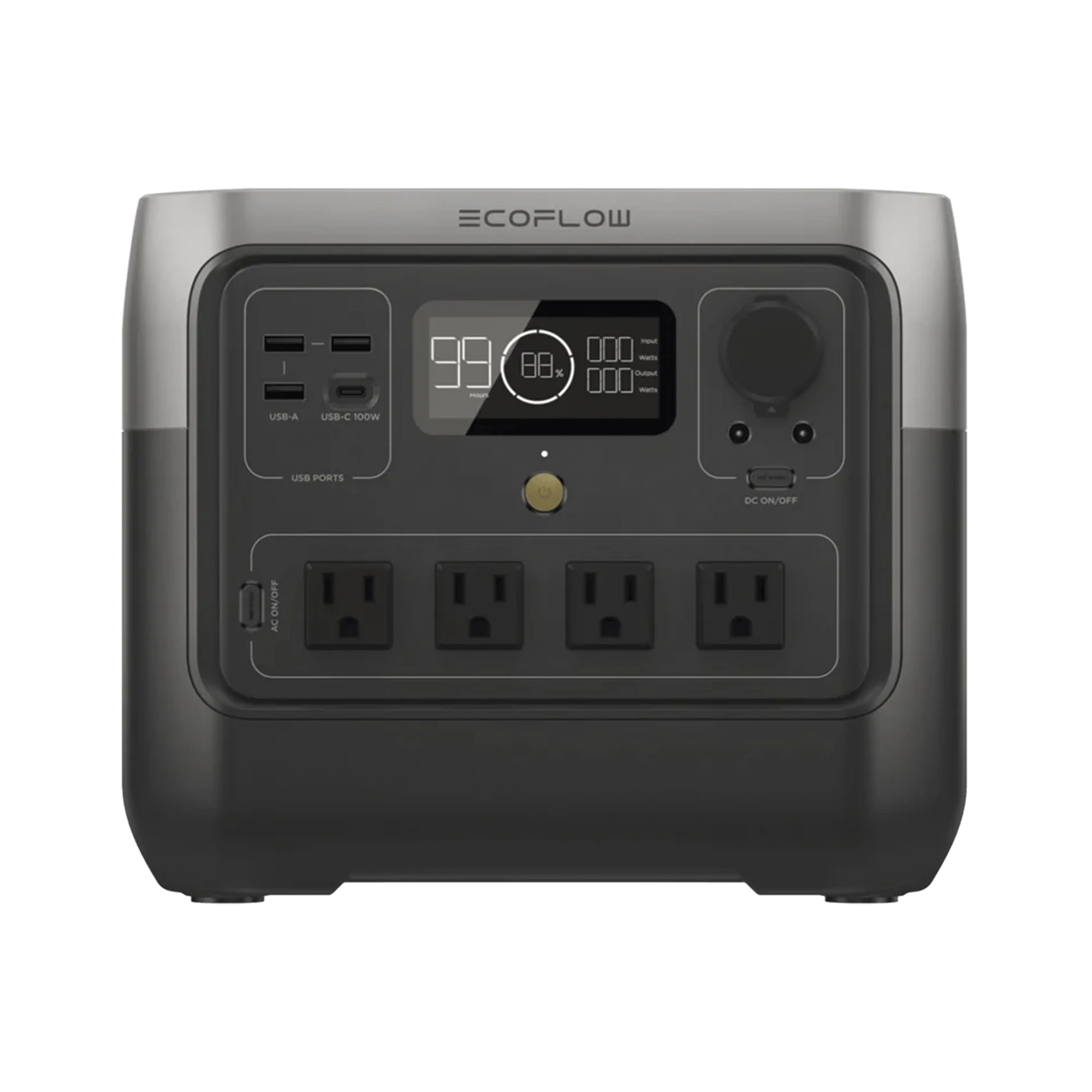 ECOFLOW RIVER 2 PRO | ESTACIÓN DE ENERGÍA PORTÁTIL 768WH LITIO LFP / 4 AC 800W (MAX. 1600W) / 1 USB-C 100W / 3 USB -A 12W / CARGADOR DE COCHE 10A, 126W MAX. / CONECTIVIDAD WIFI Y BLUETOOTH (APP) / CARGA SOLAR 220W MAX.-Respaldo de Energía-ECOFLOW-Bsai Seguridad & Controles