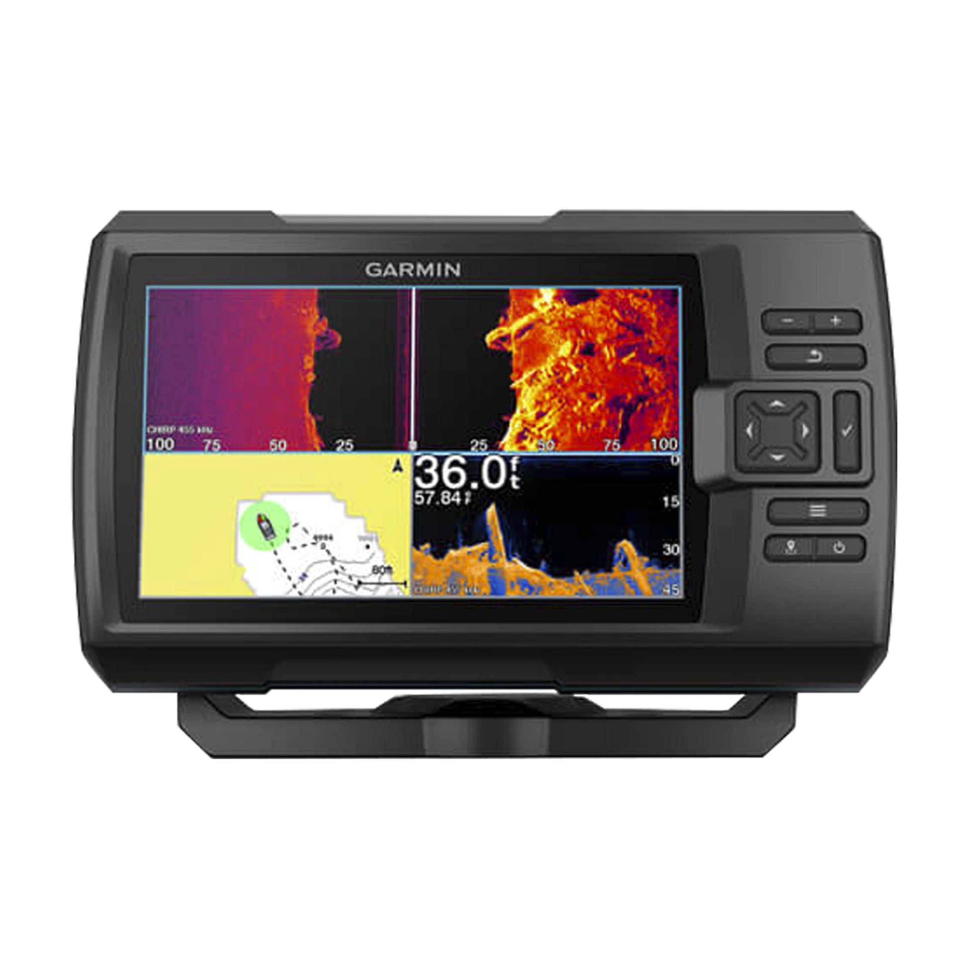 ECOSONDA STRIKER VIVID 7SV CON TRANSDUCTOR INCLUIDO GT52HW-TM-Soluciones Marinas-GARMIN-Bsai Seguridad & Controles