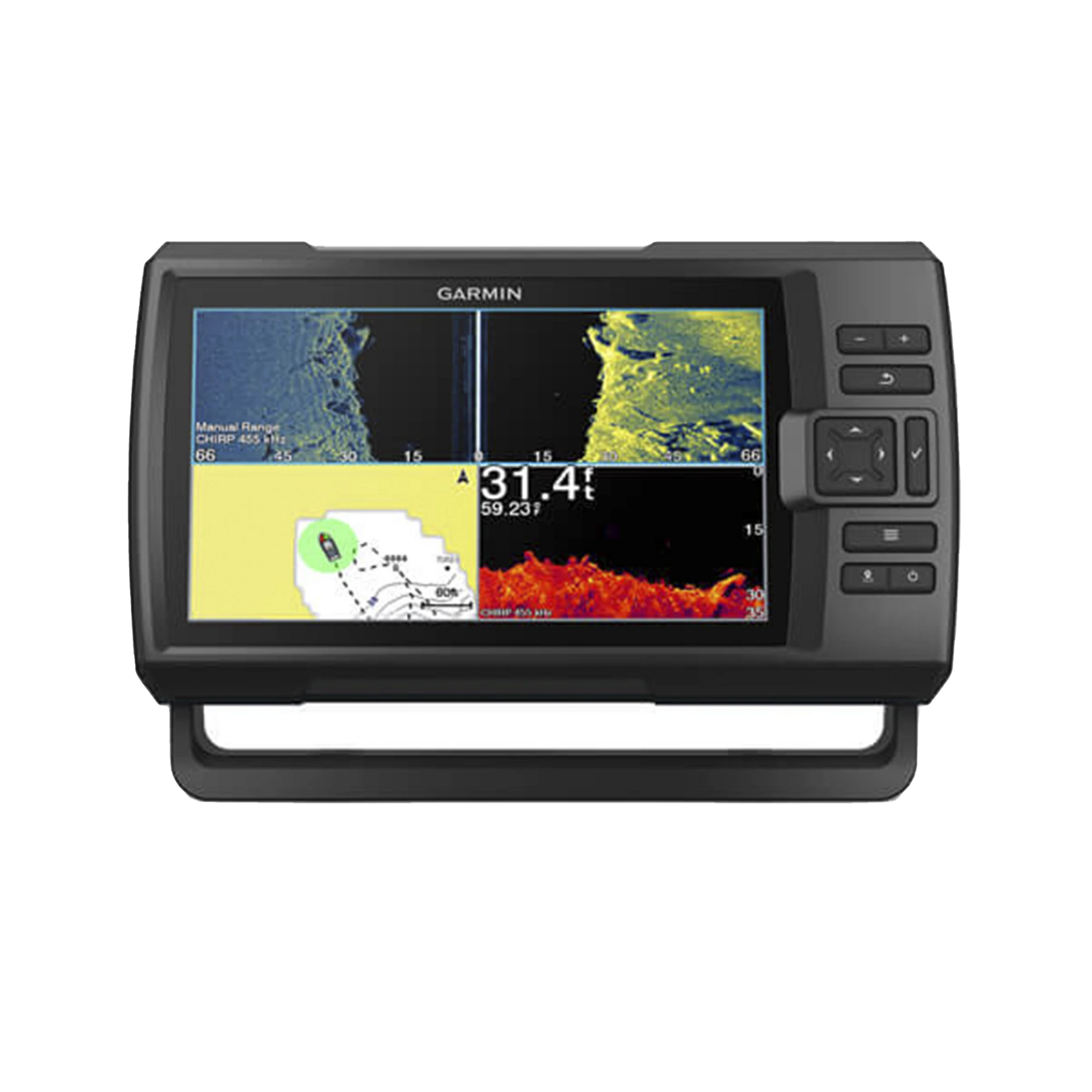ECOSONDA STRIKER VIVID 9SV CON TRANSDUCTOR INCLUIDO GT52HW-TM-Soluciones Marinas-GARMIN-Bsai Seguridad & Controles