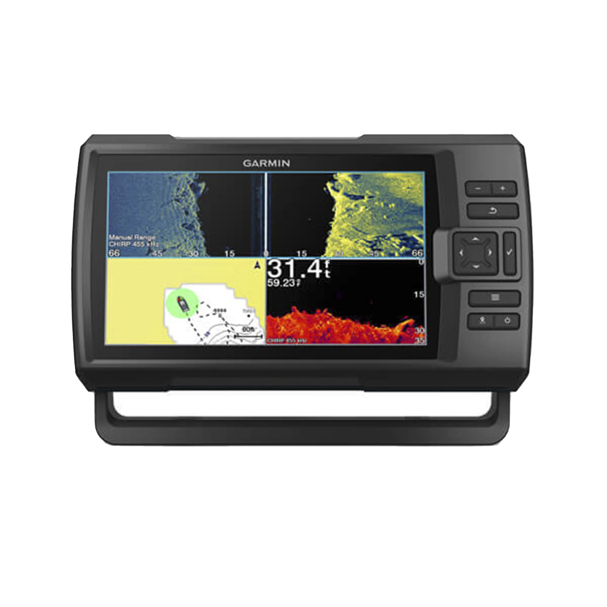 ECOSONDA STRIKER VIVID 9SV CON TRANSDUCTOR INCLUIDO GT52HW-TM-Soluciones Marinas-GARMIN-Bsai Seguridad & Controles