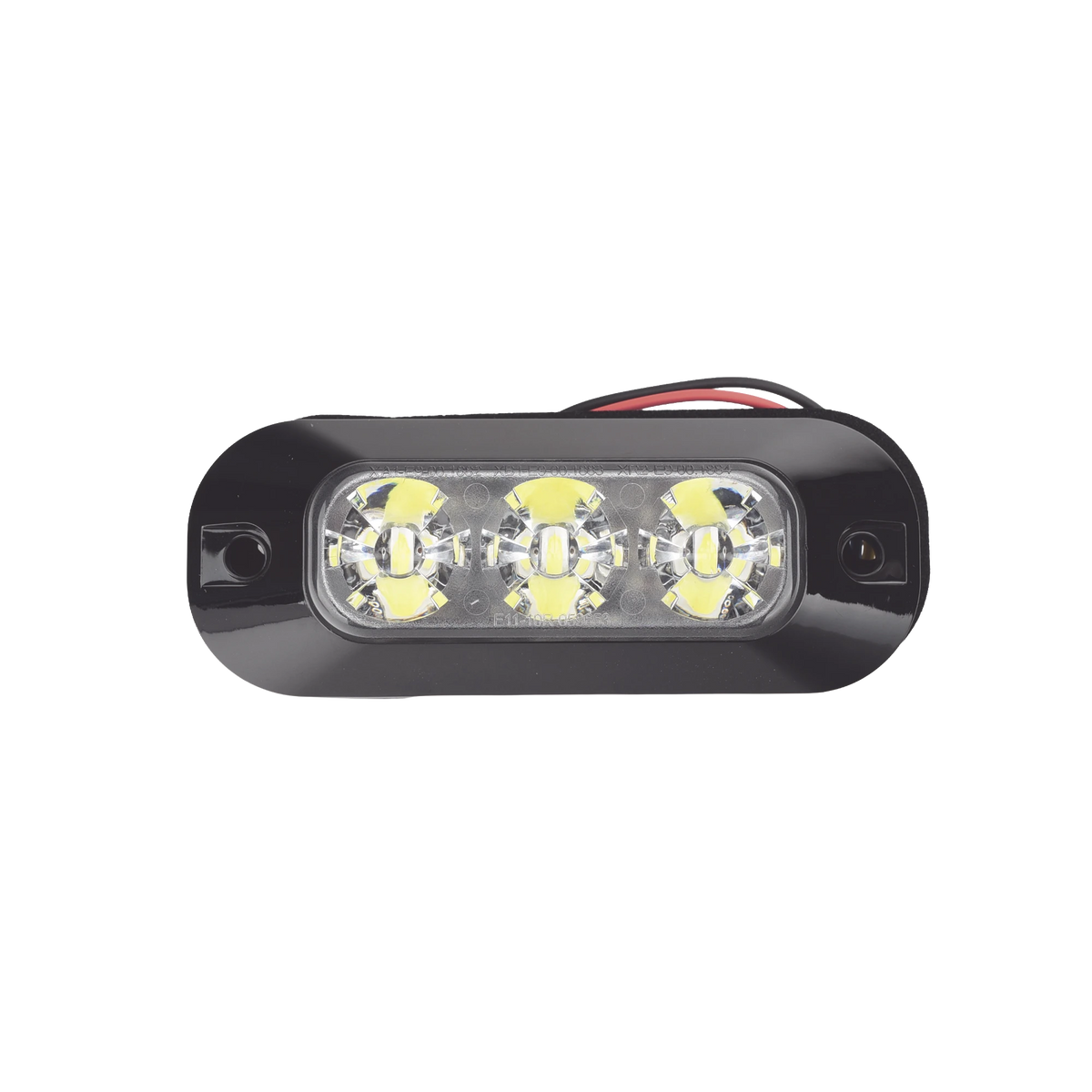 LUZ AUXILIAR DE 3 LED, BLANCO, LENTE TRANSPARENTE