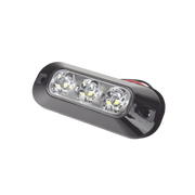 LUZ AUXILIAR DE 3 LED, BLANCO, LENTE TRANSPARENTE