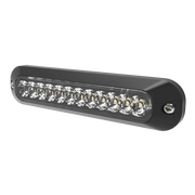 LUZ AUXILIAR DE 12 LED, ROJO/AZUL, LENTE TRANSPARENTE