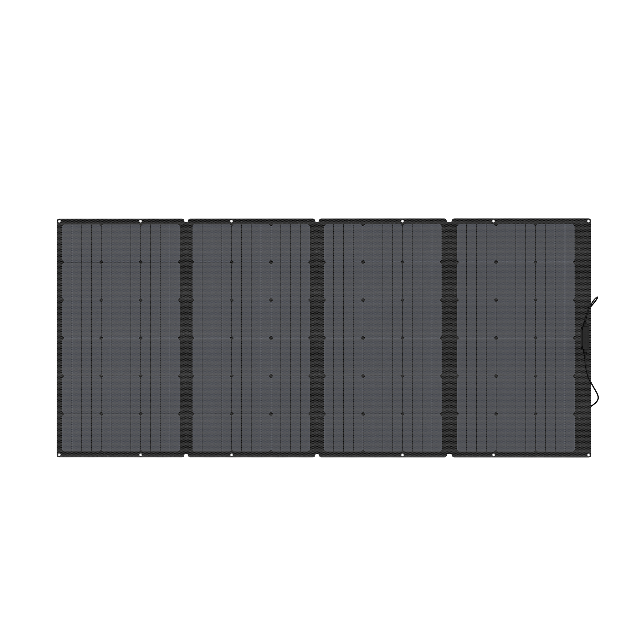 MÓDULO SOLAR PORTÁTIL Y FLEXIBLE DE 400W RECOMENDADO PARA ESTACIONES PORTÁTILES ECOFLOW / AJUSTE DE ÁNGULO / CARGA EFICIENTE / INCLUYE CABLE XT60 A MC4