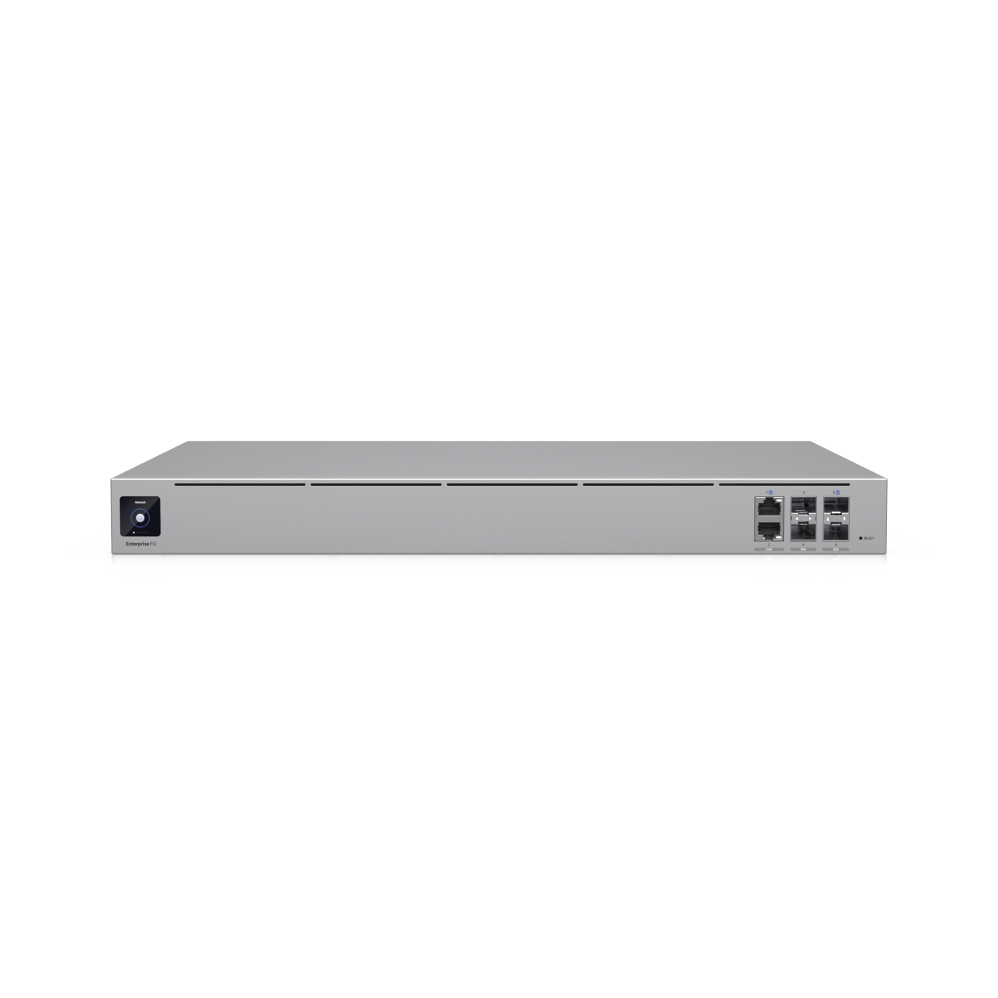 EFG UNIFI ENTERPRISE NEXT GENERATION GATEWAY, HASTA 500+ DISPOSITIVOS UNIFI, HASTA 5,000+ CLIENTES, ENRUTAMIENTO IPS 12.5 GBPS, ALTA DISPONIBILIDAD, PUERTOS 25G/10G/2.5G, DOBLE PSU REDUNDANTE, PANTALLA TÁCTIL