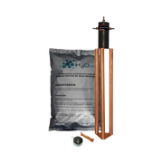 ELECTRODO PARA CORRIENTE MÁXIMA DE 25 AMP. CON FILTRO Y COMPUESTO H2OHM.-TOTAL GROUND-Bsai Seguridad & Controles