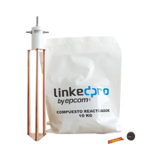 ELECTRODO PARA CORRIENTE MÁXIMA DE 30 AMP. CON ACCESORIOS BÁSICOS-Accesorios para Instalacion Tierra Fisica y Pararrayos-LINKEDPRO BY EPCOM-Bsai Seguridad & Controles