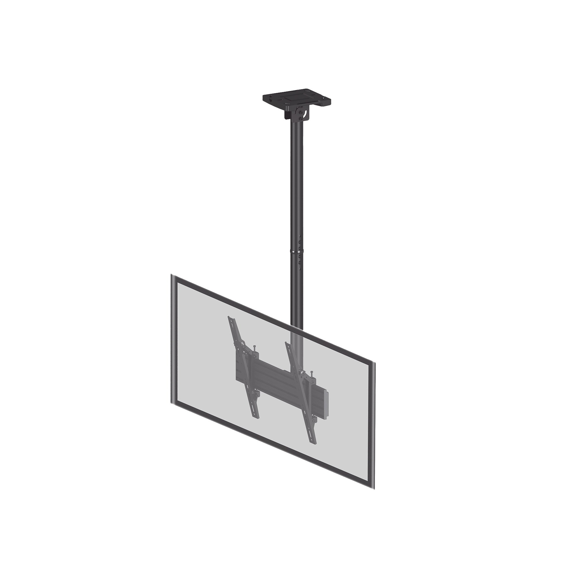 MONTAJE DE TECHO PARA PANTALLAS DE 32"- 75I"| VESA 100 X 100 HASTA 400 X 400| CAPACIDAD MÁXIMA DE CARGA 50KG-Monitores Pantallas y Mobiliario-EPCOM INDUSTRIAL-Bsai Seguridad & Controles