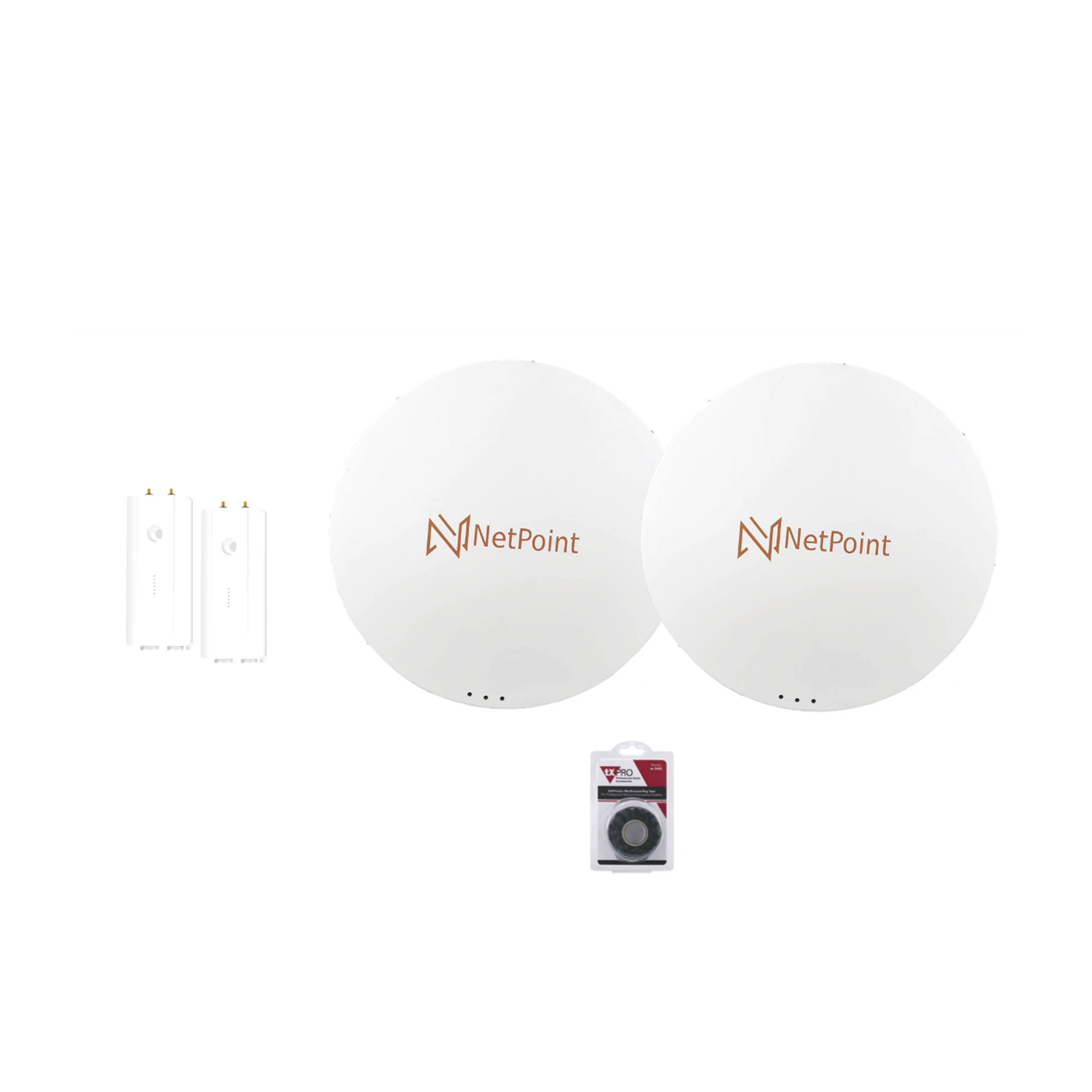 ENLACE COMPLETO DE 2 RADIOS FORCE4600C CON ANTENAS NP6 (32 DBI), RANGO DE FRECUENCIA EXTENDIDA (5.7 A 7 GHZ), JUMPERS Y CINTA PARA FUSIÓN INCLUIDOS-Enlaces PtP y PtMP-CAMBIUM NETWORKS-Bsai Seguridad & Controles