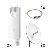 ENLACE COMPLETO PUNTO A PUNTO PARA SERVICIOS TRIPLEPLAY, INCLUYE: 2X FORCE300CSM, 2X NP1GEN2 (30 DBI), 4X JUMPER-Enlaces de Backhaul-CAMBIUM NETWORKS-Bsai Seguridad & Controles