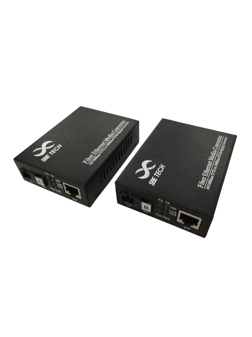 SBE TECH SBE-MCWDM1F PAR DE CONVERTIDOR DE MEDIOS WDM MONOMODO / 1 PUERTO RJ45 10/100 A 1 PUERTO SC MONOMODO / ENLACE HASTA 25 KM-Convertidores De Medios-SBE TECH-SBT1940062-Bsai Seguridad & Controles