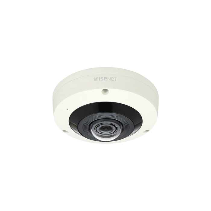 FISHEYE 6 MEGAPIXEL / WDR 120DB / IR 15M / PTZ DIGITAL 8X / VIDEO ANALÍTICOS AVANZADOS / IP66 / IK10 / ENTRADA Y SALIDA DE AUDIO Y ALARMA-Cámaras IP-HANWHA TECHWIN WISENET-XNF-8010RV-Bsai Seguridad & Controles