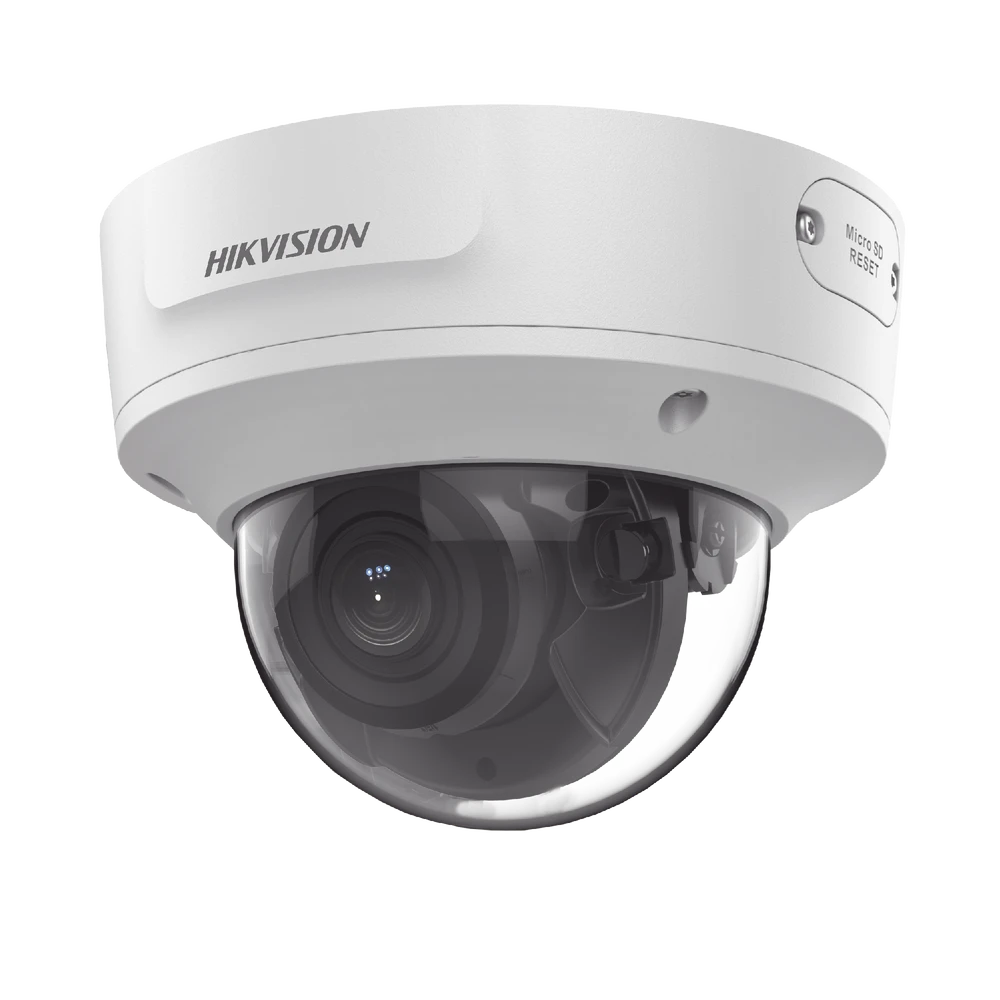 DOMO IP 4 MEGAPIXEL / LENTE MOT. 2.8 A 12 MM / 40 MTS IR EXIR / IP67 / IK10 / WDR 120 DB / POE / VIDEOANALITICOS (FILTRO DE FALSAS ALARMAS) / ULTRA BAJA ILUMINACIÓN / ENTRADA Y SALIDA DE AUDIO Y ALARMA-Cámaras IP-HIKVISION-Bsai Seguridad & Controles
