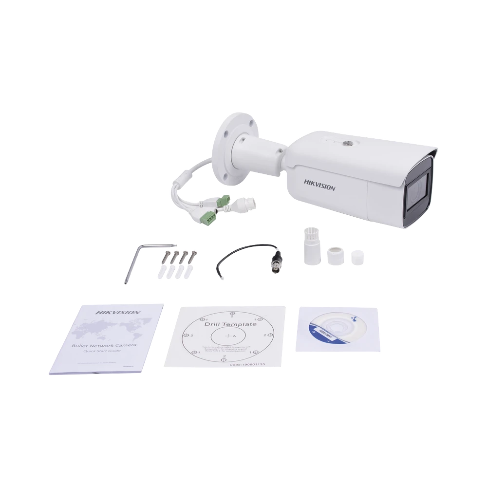 BALA IP 6 MEGAPIXEL / LENTE MOT. 2.8 A 12 MM / 60 MTS IR EXIR /EXTERIOR IP67 / IK10 / WDR 120 DB / POE / VIDEOANALITICOS (FILTRO DE FALSAS ALARMAS) / ULTRA BAJA ILUMINACIÓN / ENTRADA Y SALIDA DE AUDIO Y ALARMAS-Cámaras IP-HIKVISION-Bsai Seguridad & Controles