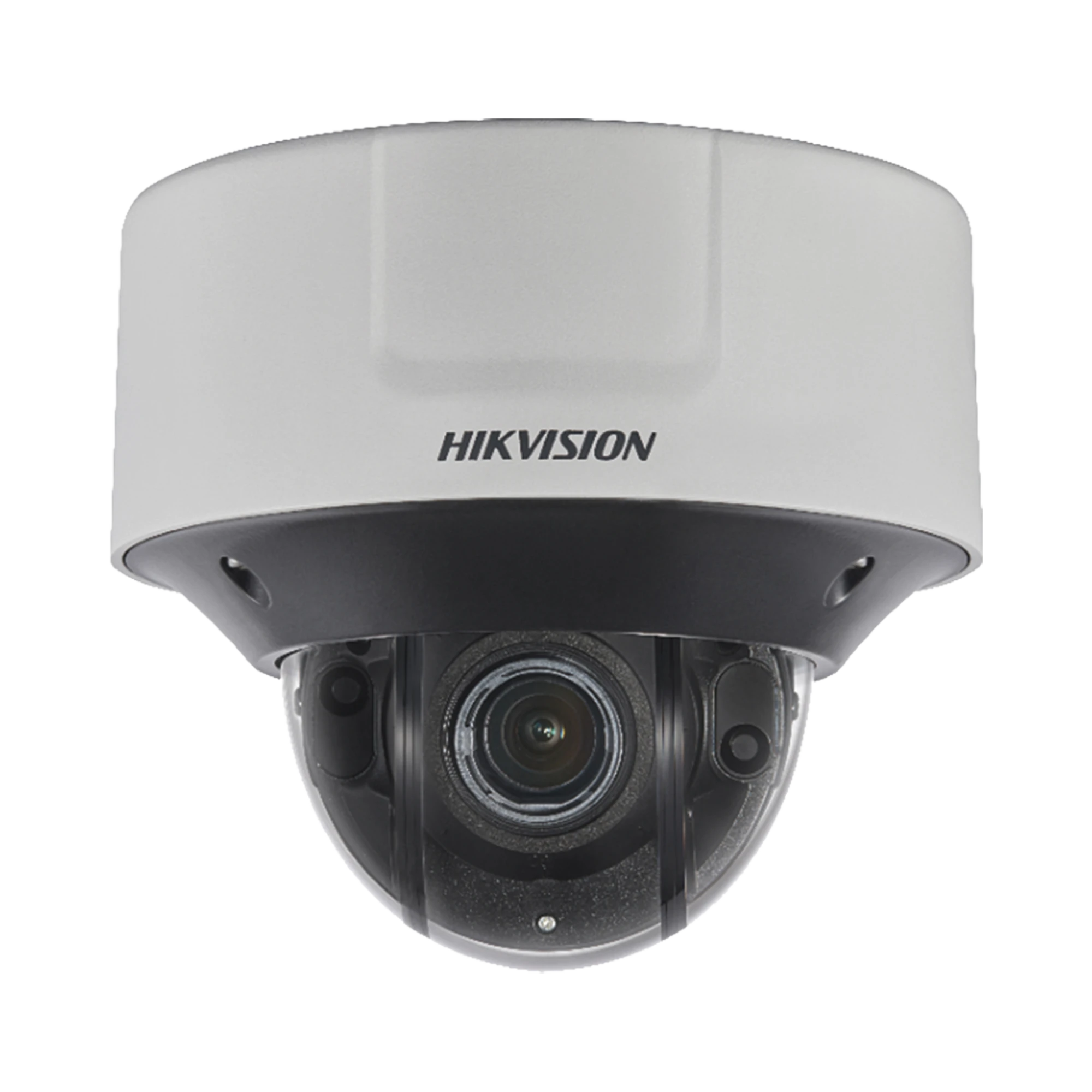 DOMO IP 12 MEGAPIXEL / LENTE MOT. 2.8 A 12 MM / 30 MTS IR EXIR / DARKFIGHTER / WDR 140DB / IP67 / IK10 / ENTRADA Y SALIDA DE AUDIO Y ALARMAS-Cámaras IP-HIKVISION-Bsai Seguridad & Controles