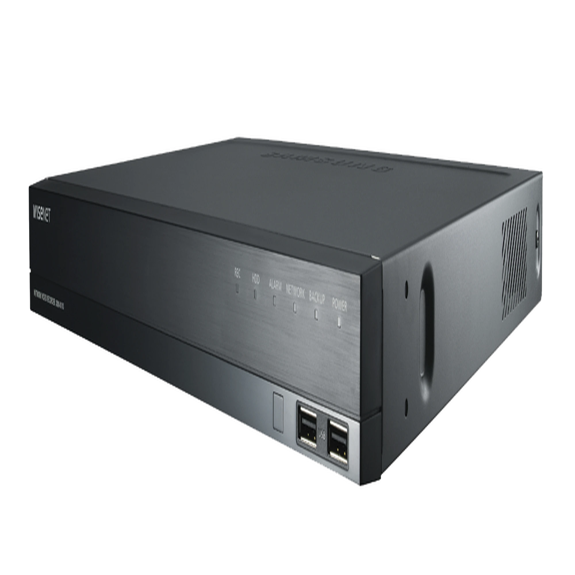 NVR 32 MEGAPÍXEL / 8 CANALES / 8 PUERTOS POE+ / H.265 & WISESTREAM / P2P WISENET / ENTRADAS Y SALIDAS DE ALARMA-Nvrs-HANWHA TECHWIN WISENET-Bsai Seguridad & Controles