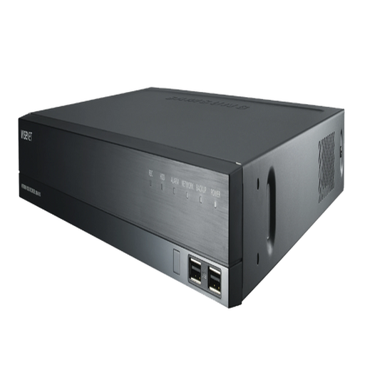 NVR 32 MEGAPÍXEL / 8 CANALES / 8 PUERTOS POE+ / H.265 & WISESTREAM / P2P WISENET / ENTRADAS Y SALIDAS DE ALARMA-Nvrs-Hanwha Techwin Wisenet-XRN-820S-Bsai Seguridad & Controles