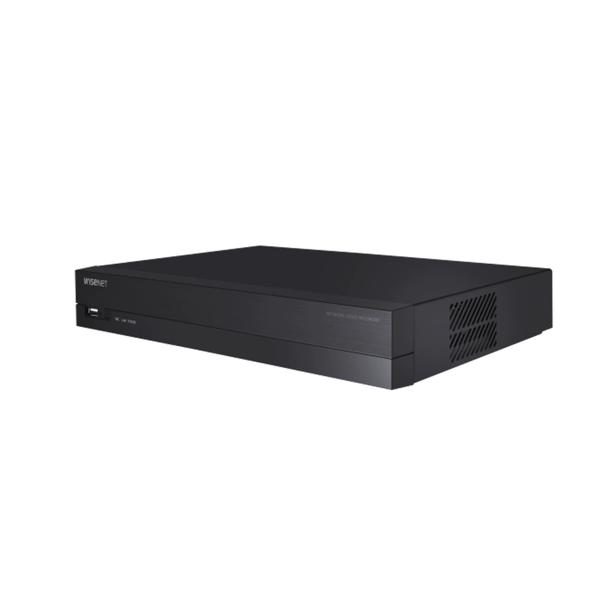 NVR 8 MEGAPÍXEL / 4 CANALES, 4 PUERTOS POE / H.265 & WISESTREAM / P2P WISENET / ENTRADAS Y SALIDAS DE ALARMA-Cámaras IP-HANWHA VISION-Bsai Seguridad & Controles