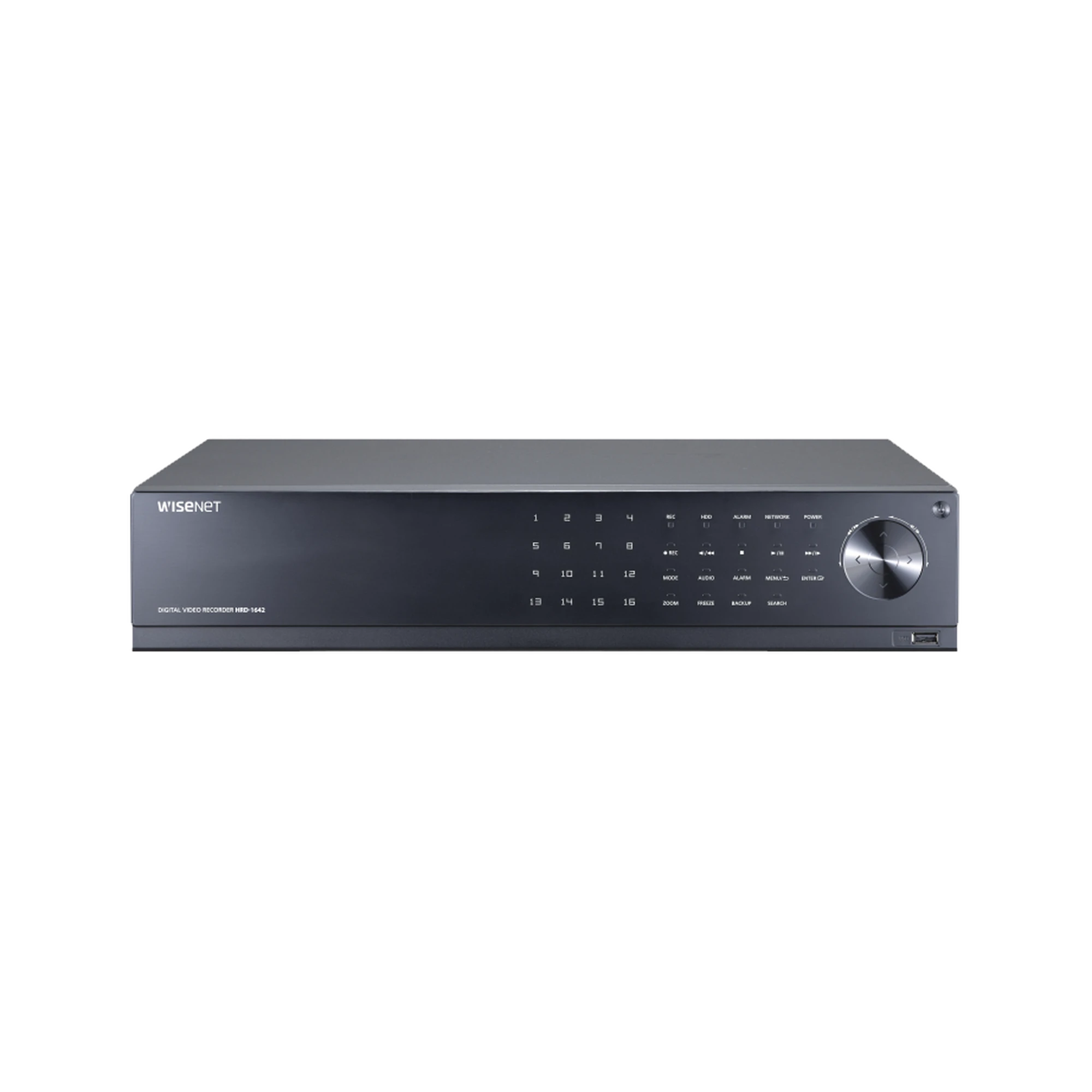 DVR 16 CANALES HASTA 4 MEGAPIXEL / SOPORTA 4 TECNOLOGÍAS (AHD, TVI, CVI, CVBS) / HASTA 8 HDDS / ENTRADAS Y SALIDAS DE AUDIO Y ALARMA-Dvrs-HANWHA TECHWIN WISENET-Bsai Seguridad & Controles