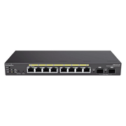 SWITCH POE ADMINISTRABLE DE 8 PUERTOS GIGABIT 802.3 AF DE 61.6 W Y CONTROLADOR PARA 50 PUNTOS DE ACCESO SERIE NEUTRON/ENTURBO.-Redes WiFi-ENGENIUS-Bsai Seguridad & Controles