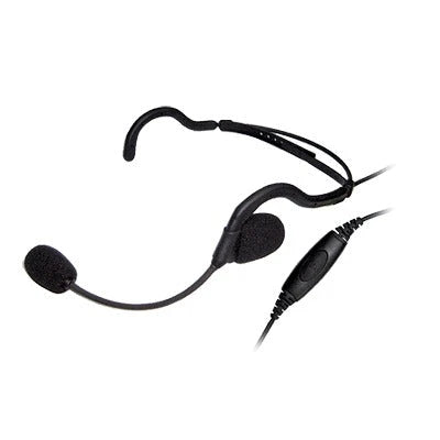 DIADEMA POR DETRÁS DE LA CABEZA CON BOOM FLEXIBLE PARA HYT TC-500/ 518/ 600/ 610/ 700 Y PARA MOTOROLA GP300/ SP-50/ P1225/ PRO3150/ MAG ONE/ EP450/ EP350-Accesorios para Motorola-TXPRO-Bsai Seguridad & Controles