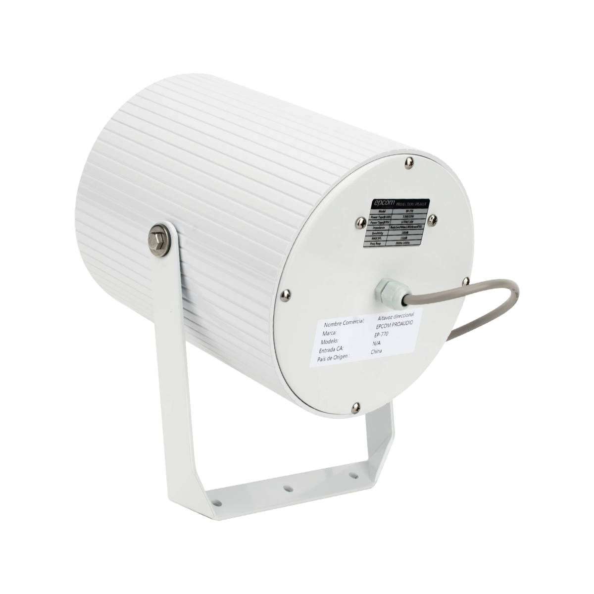 ALTAVOZ DE PROYECCIÓN | 7.5/15W | SENSIBILIDAD 100DB | RESPUESTA EN FRECUENCIA 250HZ-14KHZ | INSTALACIÓN EN PARED