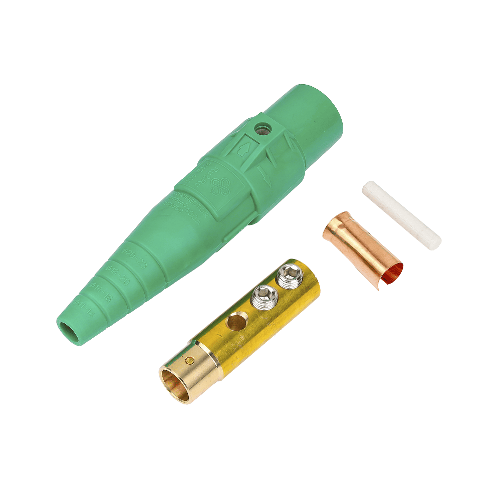 CONECTOR CAMLOCK 400 AMPERES HEMBRA COLOR VERDE-Audio Profesional-EPCOM PROAUDIO-Bsai Seguridad & Controles