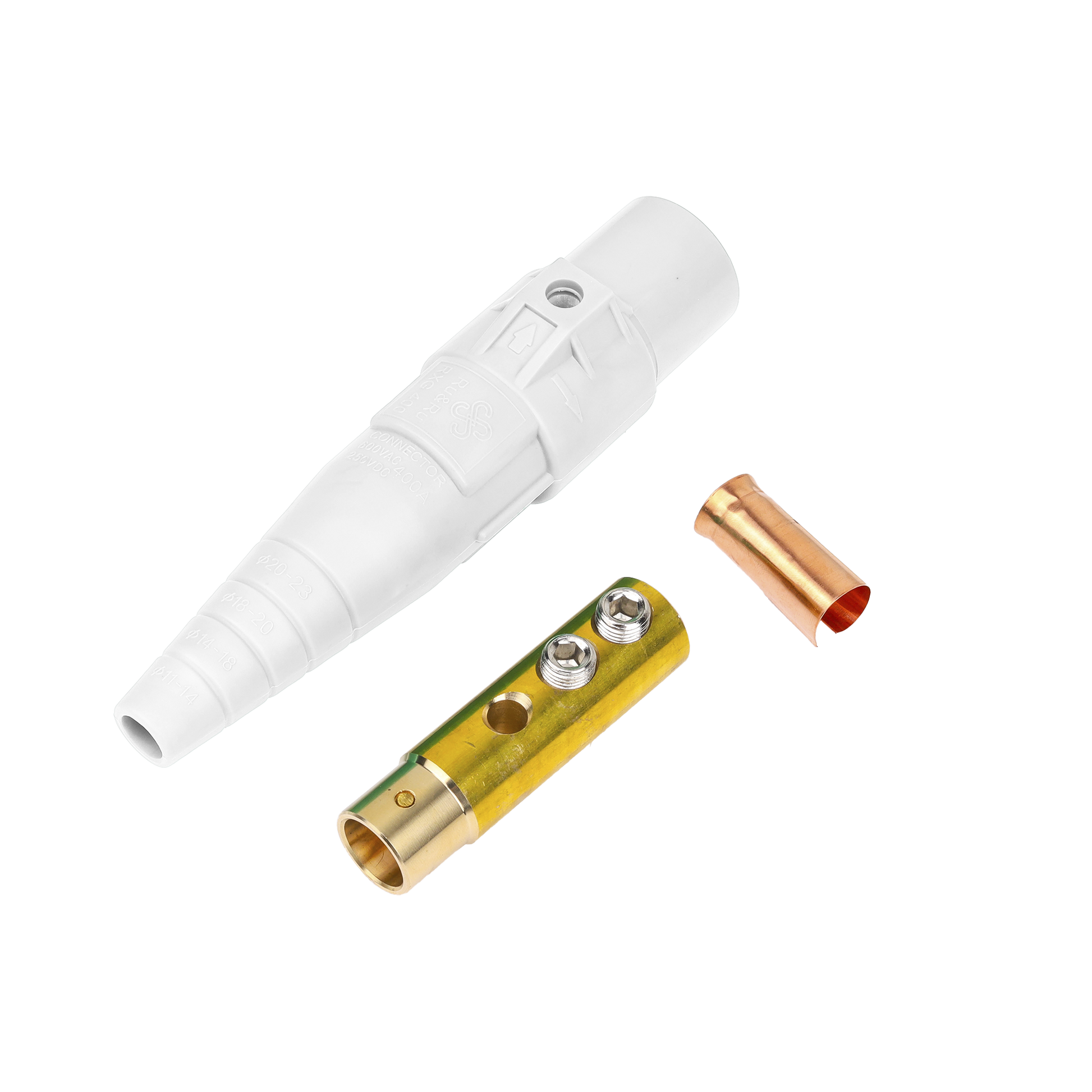 CONECTOR CAMLOCK 400 AMPERES HEMBRA COLOR BLANCO-Audio Profesional-EPCOM PROAUDIO-Bsai Seguridad & Controles