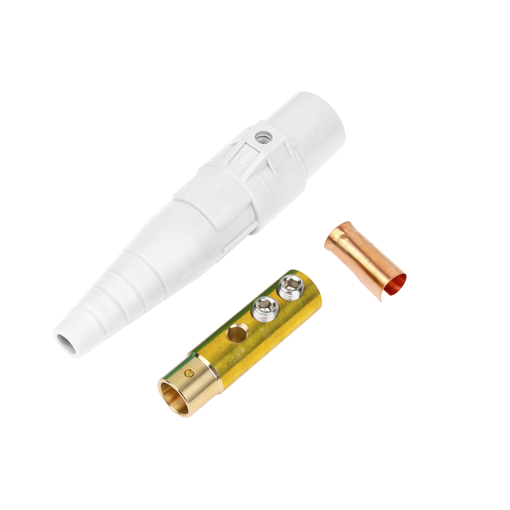 CONECTOR CAMLOCK 400 AMPERES HEMBRA COLOR BLANCO-Audio Profesional-EPCOM PROAUDIO-Bsai Seguridad & Controles
