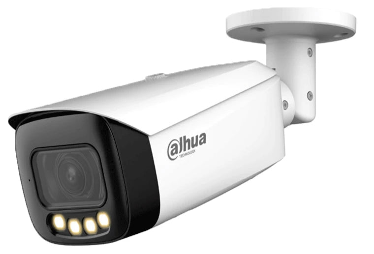 DAHUA IPC-HFW5449T1-ZE-LED - CAMARA IP BULLET DE 4 MEGAPIXELES/ FULL COLOR CON LENTE MOTORIZADO DE 2.7 A 12MM/ IP67/ E&S DE ALARMA/ RANURA PARA MICRO SD/ ENTRADA DE MICRÓFONO Y ALTAVOZ INTEGRADOS/ EPOE-Bullet-DAHUA-Bsai Seguridad & Controles
