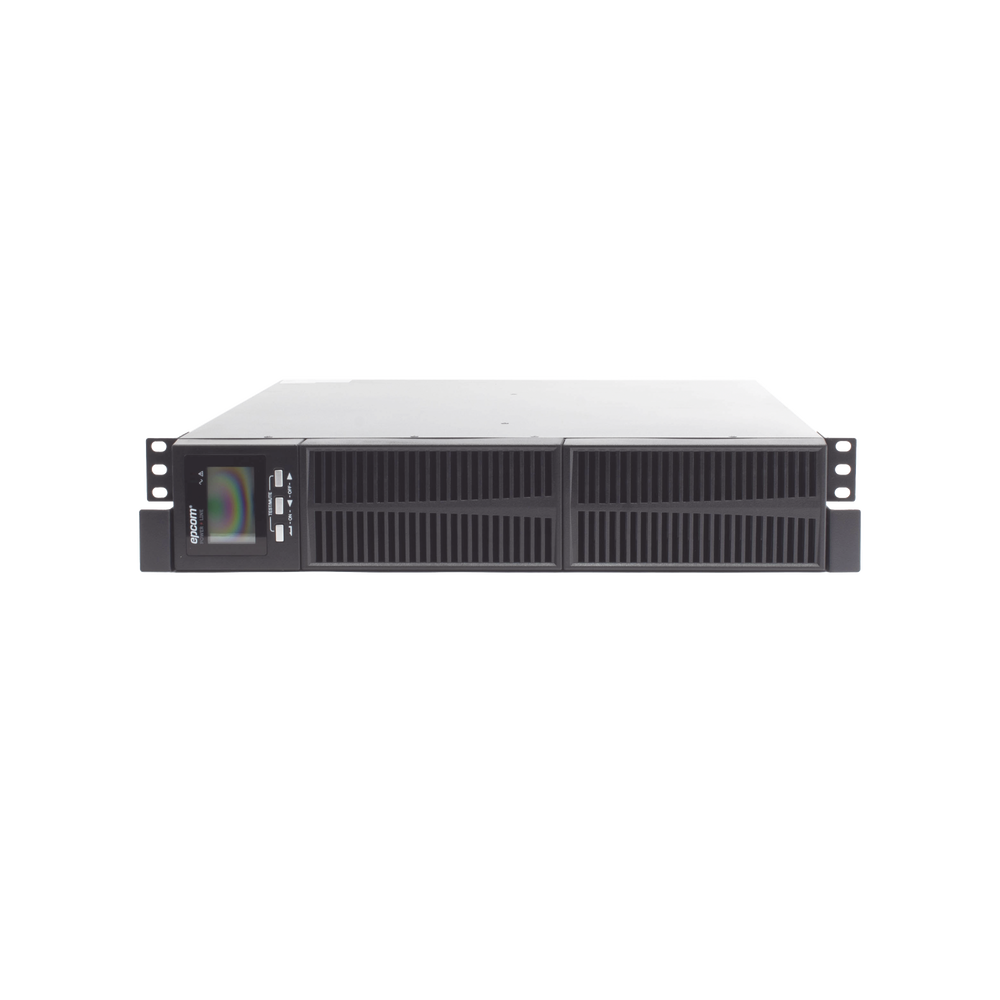 UPS DE 3000VA/2700W / TOPOLOGÍA ON-LINE DOBLE CONVERSIÓN CON BATERÍAS INTERNAS / ENTRADA Y SALIDA DE 120 VCA / CLAVIJA DE ENTRADA NEMA L5-30P / PANTALLA LCD CONFIGURABLE / FORMATO RACK/TORRE-Respaldo de Energía-EPCOM POWERLINE-Bsai Seguridad & Controles