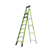 ESCALERA DE 3.05 M CAPACIDAD MÁXIMA DE 170 KG, INCLINADA, DE FIBRA DE VIDRIO CON ALMOHADILLA DE PARED GIRATORIA.-Herramientas-LITTLE GIANT LADDER SYSTEMS-Bsai Seguridad & Controles