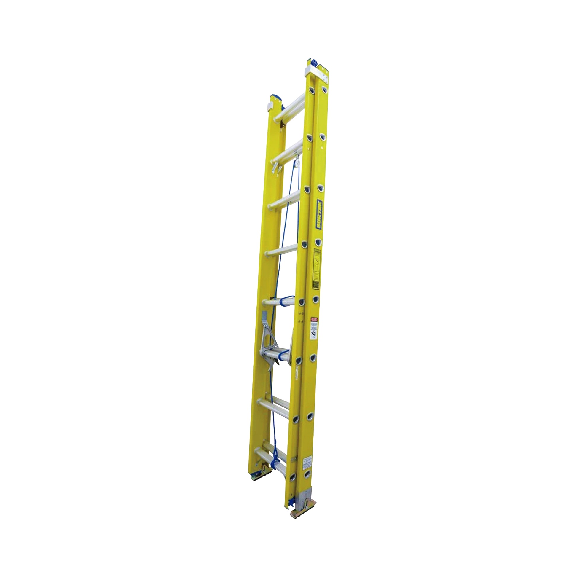 ESCALERA DE EXTENSIÓN FIBRA DE VIDRIO 24 ESCALONES (ALTURA 6.4 METROS)-Herramientas-SURTEK-Bsai Seguridad & Controles