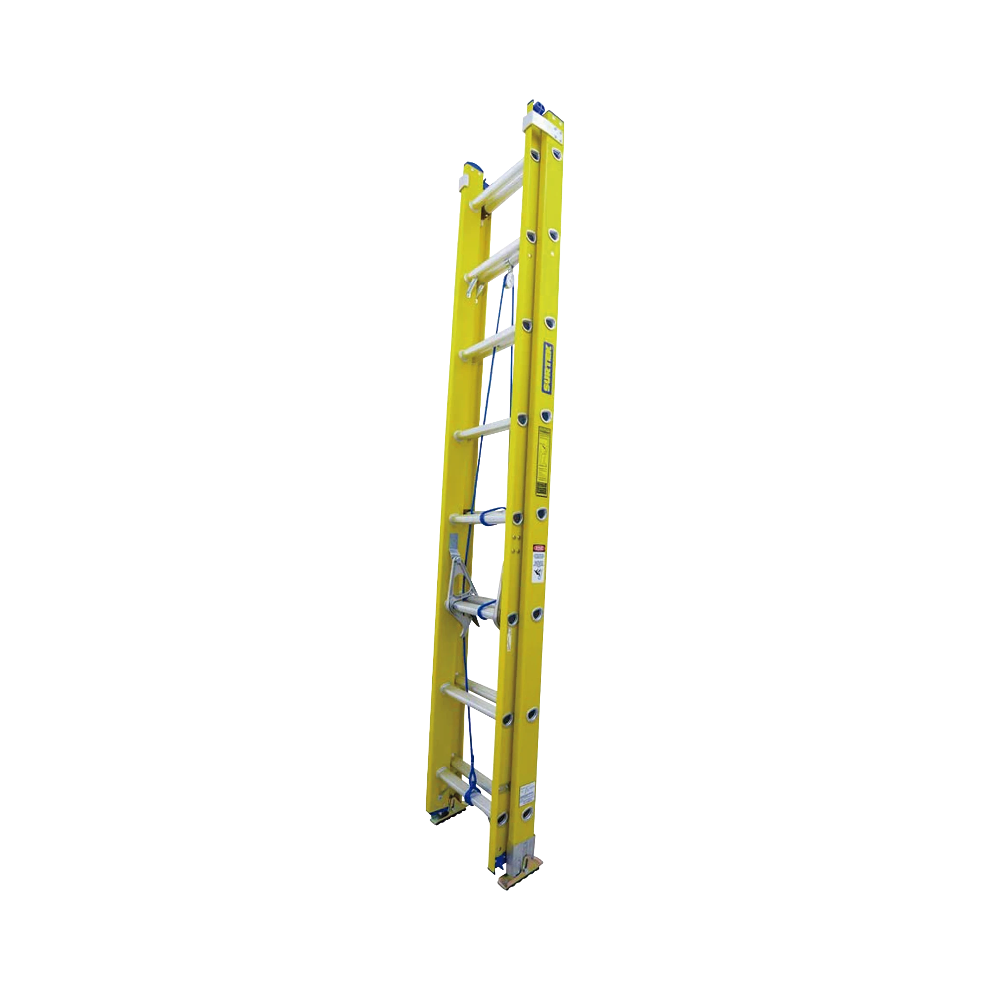 ESCALERA DE EXTENSIÓN FIBRA DE VIDRIO 24 ESCALONES (ALTURA 6.4 METROS)-Herramientas-SURTEK-Bsai Seguridad & Controles