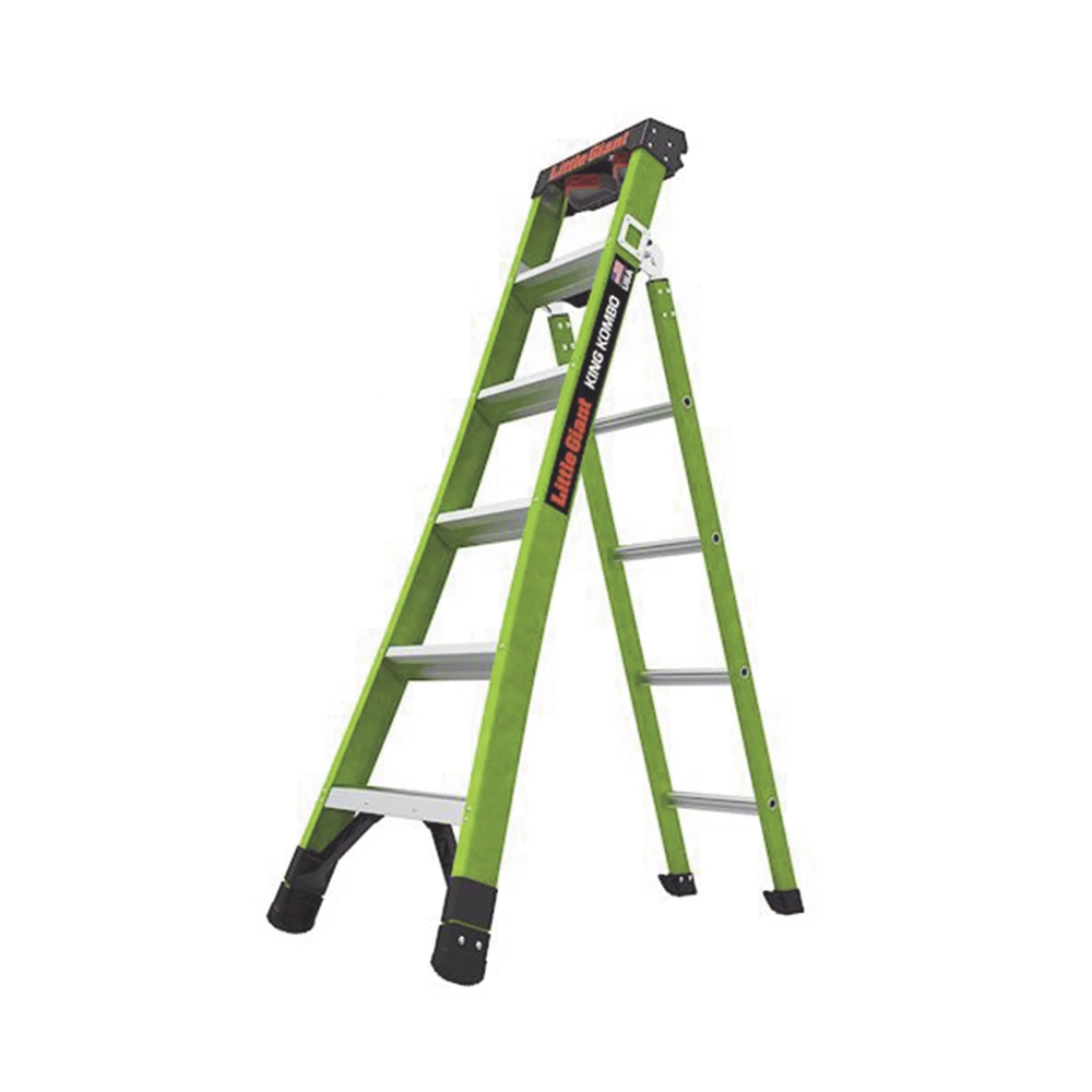 ESCALERA DE TIJERA 3 EN 1 DE 1.8 METROS, FIBRA DE VIDRIO (SKU13906-001). HECHA EN E.U.A. (VERSIÓN 2.0)-Herramientas-LITTLE GIANT LADDER SYSTEMS-Bsai Seguridad & Controles