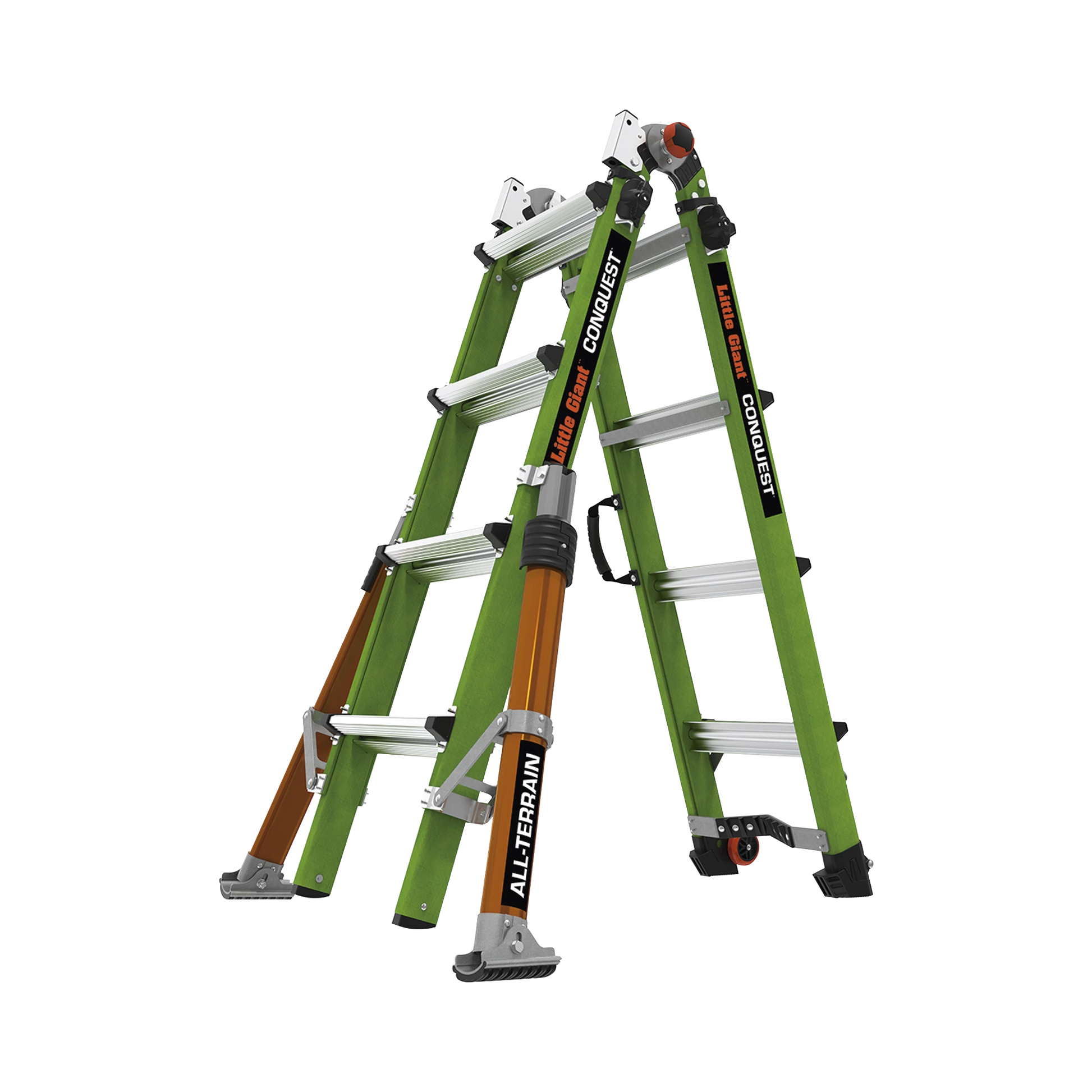 ESCALERA MULTI-POSICIONES DE 6.7 M (22') PARA SUELOS INCLINADOS O CON DESNIVELES.-Herramientas-LITTLE GIANT LADDER SYSTEMS-Bsai Seguridad & Controles