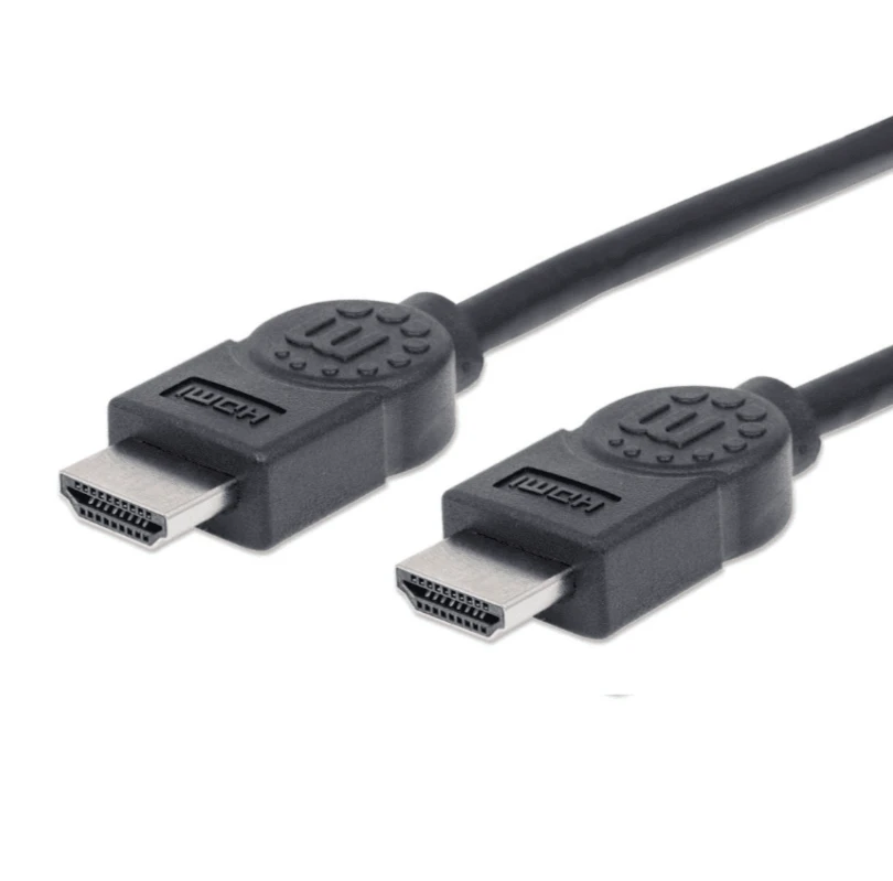 MANHATTAN 306119- CABLE HDMI DE ALTA VELOCIDAD DE 1.8 METROS/ RESOLUCIÓN 4K@30HZ/ SOPROTA 3D/ HDMI MACHO A MACHO/ SOPORTA CANAL DE RETORNO DE AUDIO (ARC)/ BLINDADO PARA REDUCIR INTERFERENCIA/ #ESM2024-HDMI-MANHATTAN-Bsai Seguridad & Controles