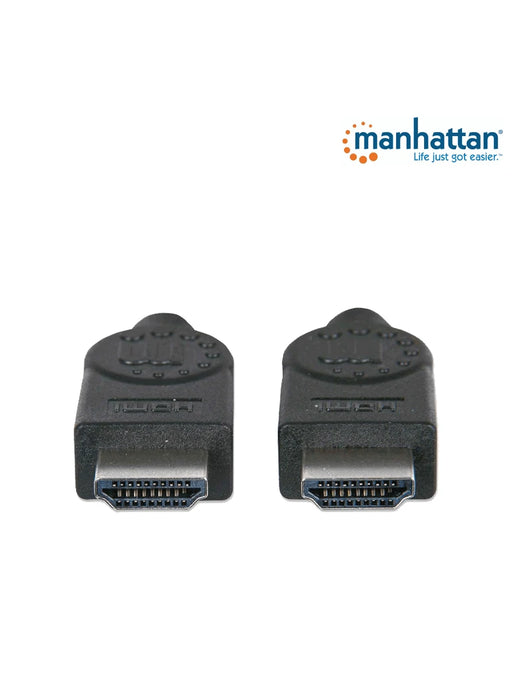 MANHATTAN 306119- CABLE HDMI DE ALTA VELOCIDAD DE 1.8 METROS/ RESOLUCIÓN 4K@30HZ/ SOPROTA 3D/ HDMI MACHO A MACHO/ SOPORTA CANAL DE RETORNO DE AUDIO (ARC)/ BLINDADO PARA REDUCIR INTERFERENCIA/ #ESM2024-HDMI-MANHATTAN-MAN1760041-Bsai Seguridad & Controles