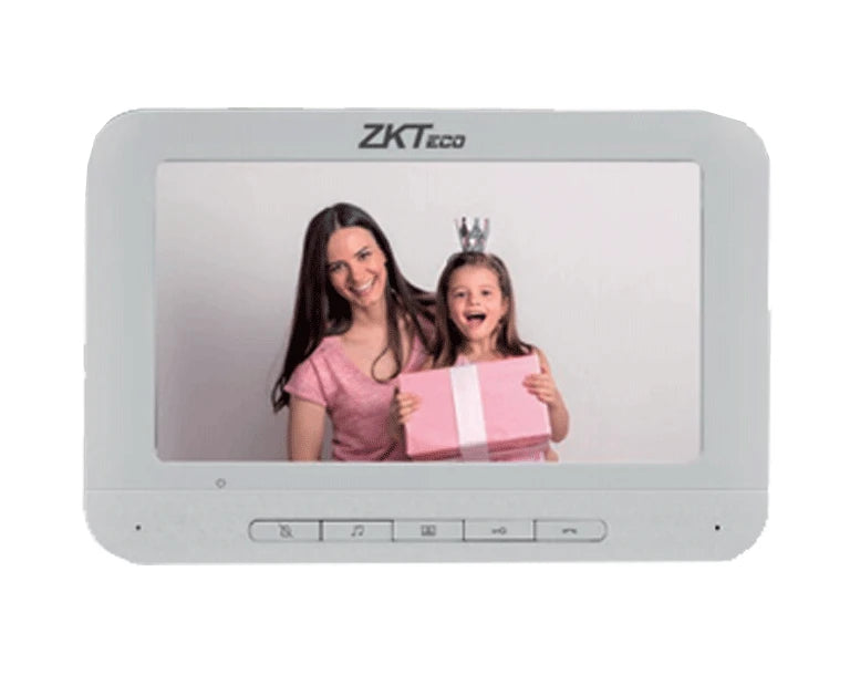 ZKTECO VDPIB3 - MONITOR LCD DE 7 PULGADAS PARA VIDEOPORTERO ANALÓGICO / CONEXIÓN MEDIANTE 4 HILOS / RESOLUCIÓN 800*480 PÍXELES / IMAGEN NÍTIDA / BOTÓN DE NO MOLESTAR / HASTA 25 TONOS DIFERENTES / #ESM2024-Monitores-ZKTECO-ZKT2210001-Bsai Seguridad & Controles