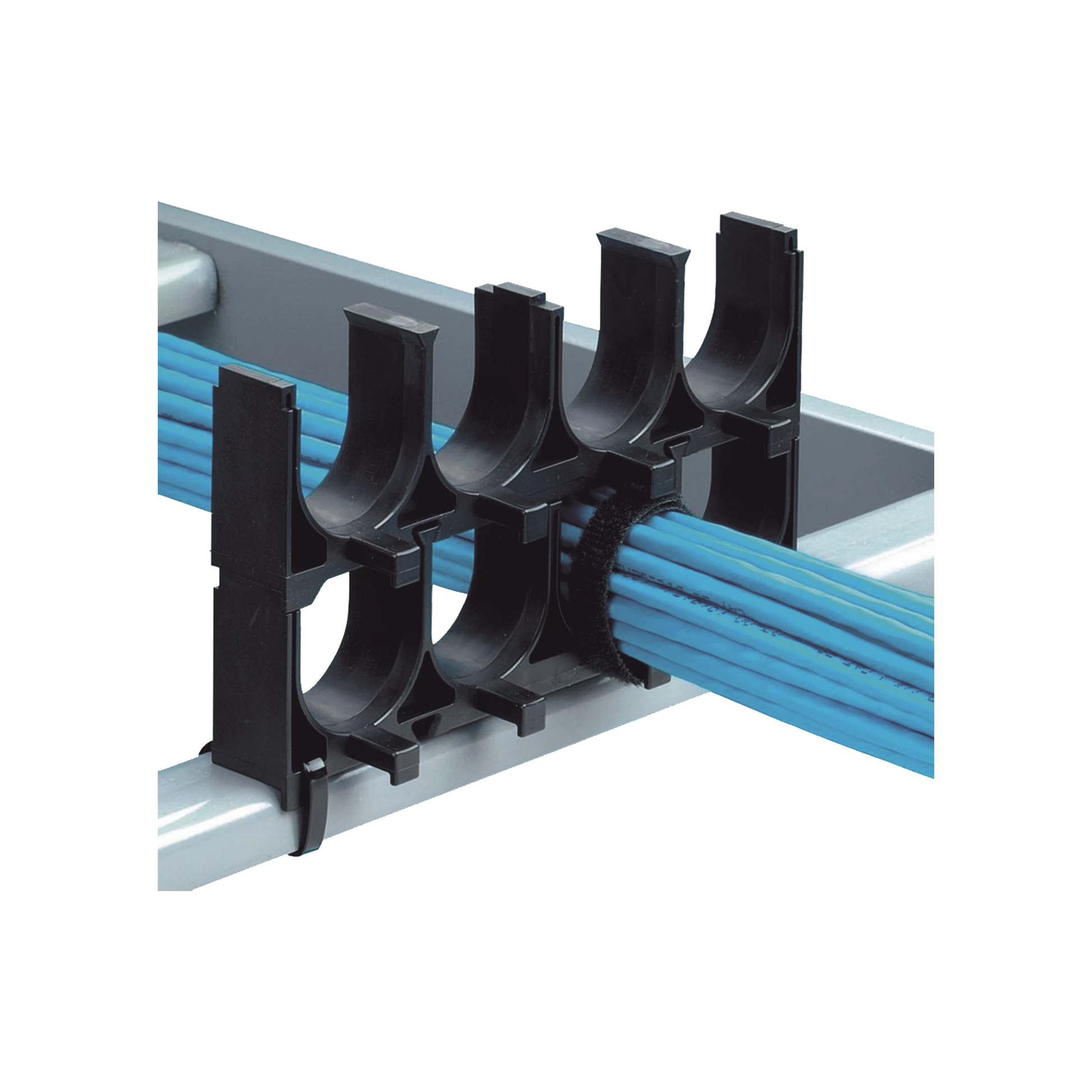 ESPACIADOR DE CABLES DE NYLON 6.6, CON 1 ESPACIO DE 1.25 IN (31.8 MM) DE DIÁMETRO, COLOR NEGRO, 1 PIEZA-Canalización-PANDUIT-Bsai Seguridad & Controles