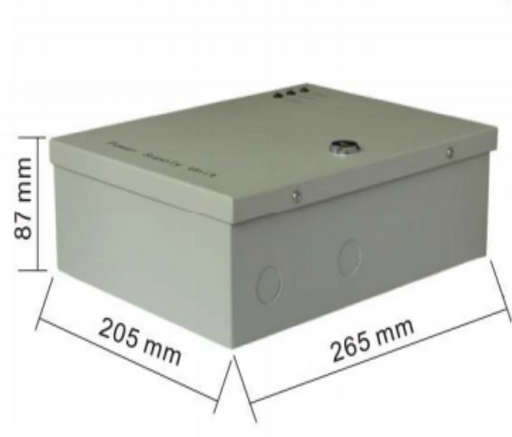 SAXXON PSU1210D9B-FUENTE DE PODER 12V CD 10 AMPERES/ DISTRIBUIDOR PARA 9 CAMARAS/ ESPACIO PARA BATERIA DE RESPALDO-Fuentes con Distribuidor-SAXXON-TVN400026-Bsai Seguridad & Controles