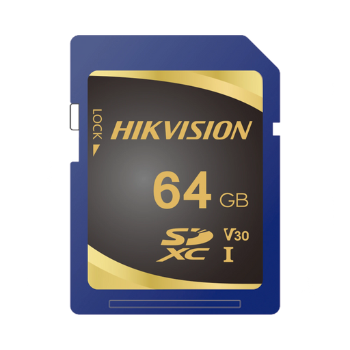 MEMORIA SD CLASE 10 DE 64 GB / ESPECIALIZADA PARA VIDEOVIGILANCIA-Almacenamiento-HIKVISION-HS-SD-P10/64G-Bsai Seguridad & Controles