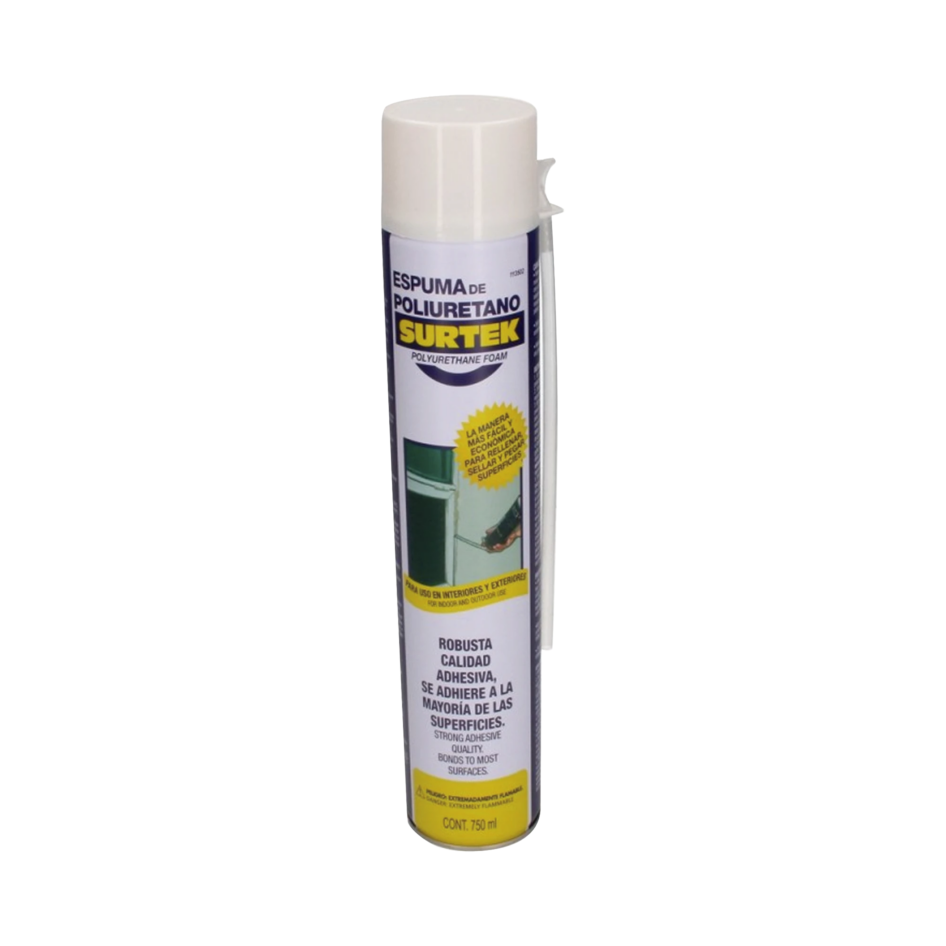 ESPUMA DE POLIURETANO / CAPACIDAD 750 ML.-Herramientas-SURTEK-Bsai Seguridad & Controles