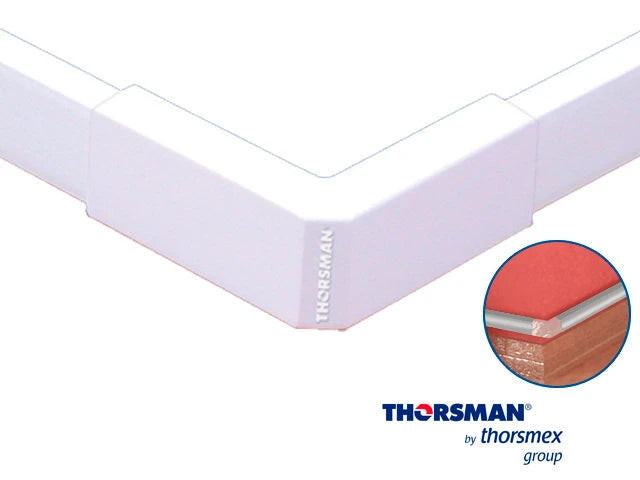 ESQUINERO EXTERIOR THORSMAN PARA TMK1735 5310-02001 COLOR BLANCO, CUMPLE CON LOS REQUERIMIENTOS DE LA NORMA NOM-001-SEDE-2005, AUTO-EXTINGUIBLE, RESISTENCIA A LA HUMEDAD Y ATMÓSFERA CORROSIVA, CERTIFICADO EN CSA-Canaletas-THORSMAN-Bsai Seguridad & Controles