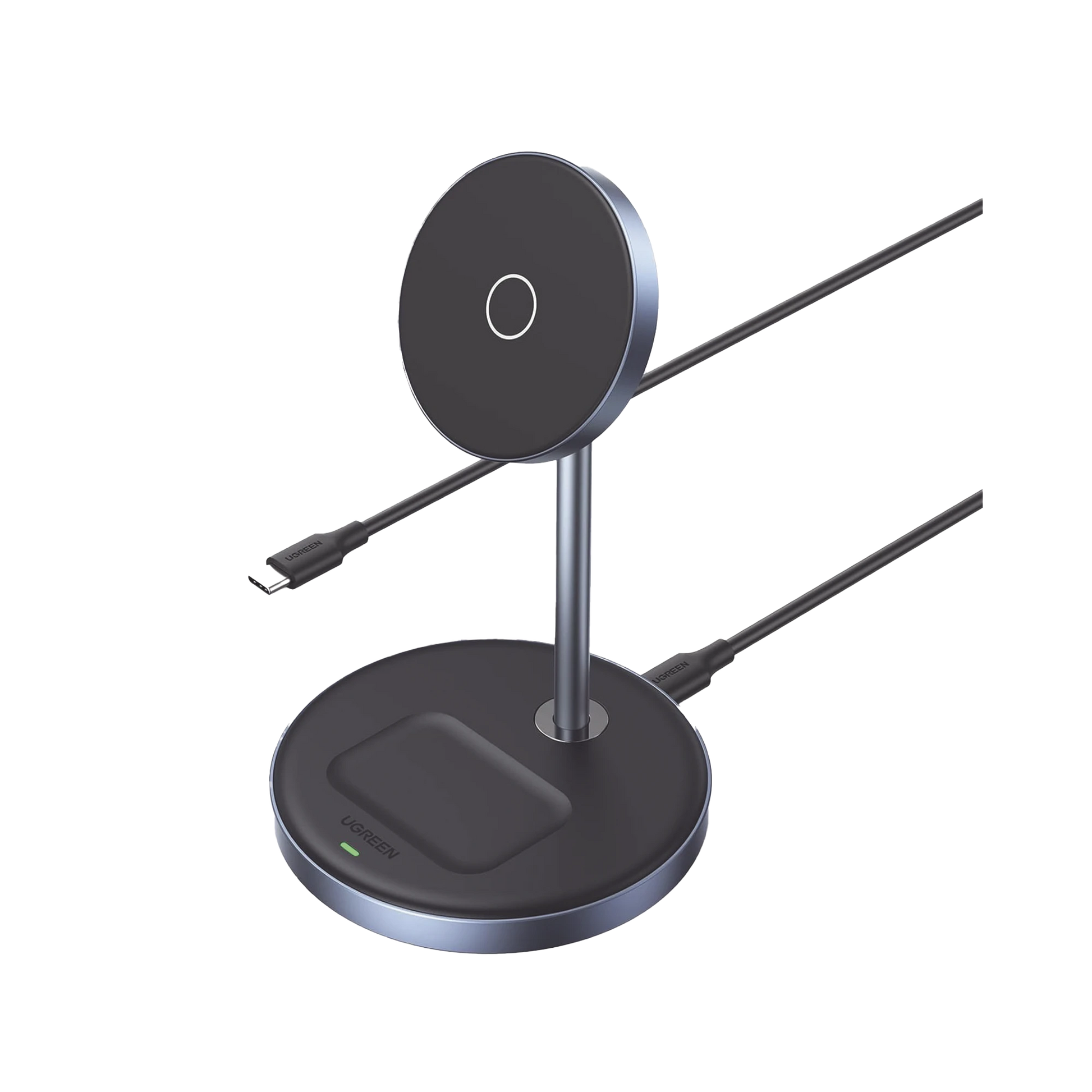 ESTACIÓN DE CARGA INALÁMBRICA | 3 EN 1 | COMPATIBLE CON MAGSAFE | PERFECTO PARA IPHONE Y AIRPODS | CARGA RÁPIDA ADAPTATIVA /SIMULTANEA | MÚLTIPLES PROTECCIONES | LUZ INDICADORA LED | ALEACIÓN DE ALUMINIO | INCLUYE CABLE-Accesorios Generales-UGREEN-Bsai Seguridad & Controles