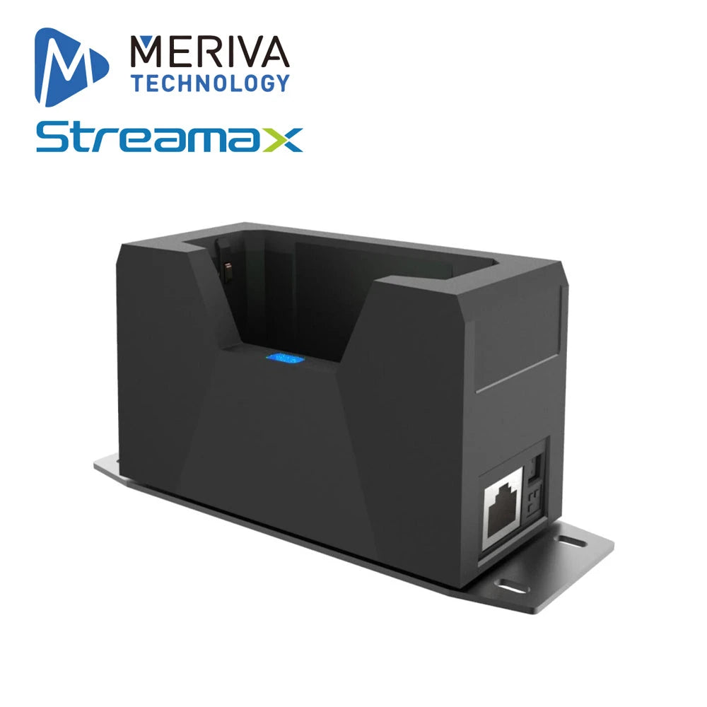 ESTACION DE CARGA MERIVA STREAMAX MSTATION / AYUDA A CARGAR BODYCAM Y DESCARGAR EVIDENCIAS / COMPATIBLE CON BODY CAM MERIVA STREAMAX-Videovigilancia Móvil-MERIVA TECHNOLOGY - STREAMAX-MSTATION-Bsai Seguridad & Controles