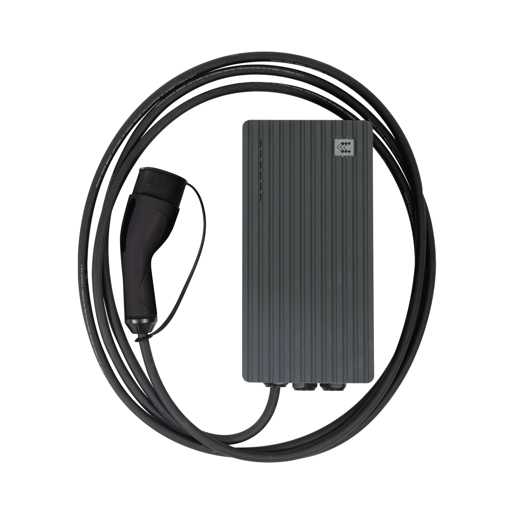 ESTACIÓN DE CARGA PARA VEHÍCULOS ELÉCTRICOS CON CONECTOR TIPO 1 (SAE J1772), 220VCA CON POTENCIA DE SALIDA DE 7.4KW (32A / BIFÁSICA)-Baterías y Cargadores-TELTONIKA ENERGY-Bsai Seguridad & Controles