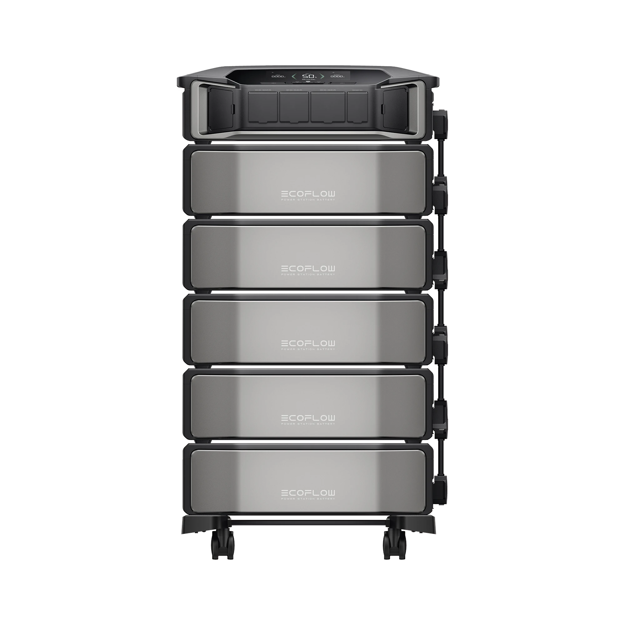 ESTACIÓN DE ENERGÍA DELTA PRO ULTRA 7.2KW PARA RESPALDO RESIDENCIAL, INCLUYE BATERÍA DE LITIO LFP 6KWH (30KWH TOTALES), SINCRONIZACIÓN PARA MAYOR POTENCIA, CARGA SOLAR HASTA 4000W, CAPACIDAD DE TRABAJO ONLINE (0MS)-Respaldo de Energía-ECOFLOW-Bsai Seguridad & Controles